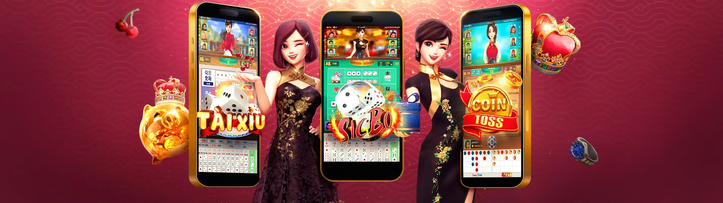 Giao diện casino trực tuyến của 888vi với các trò chơi Baccarat và Roulette